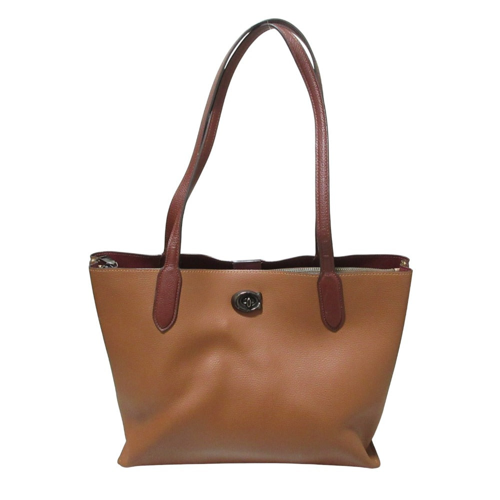 コーチ Willow レザー2wayトートバッグ