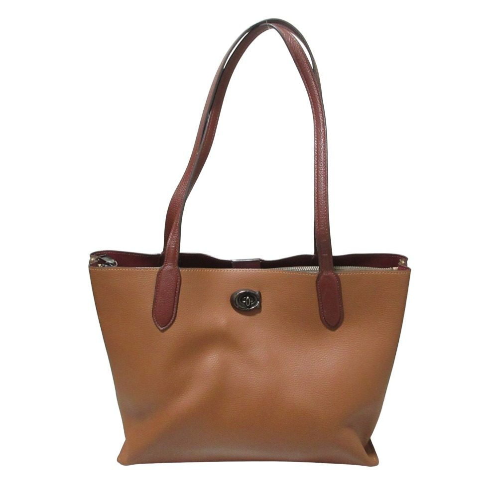 コーチ Willow レザー2wayトートバッグ
