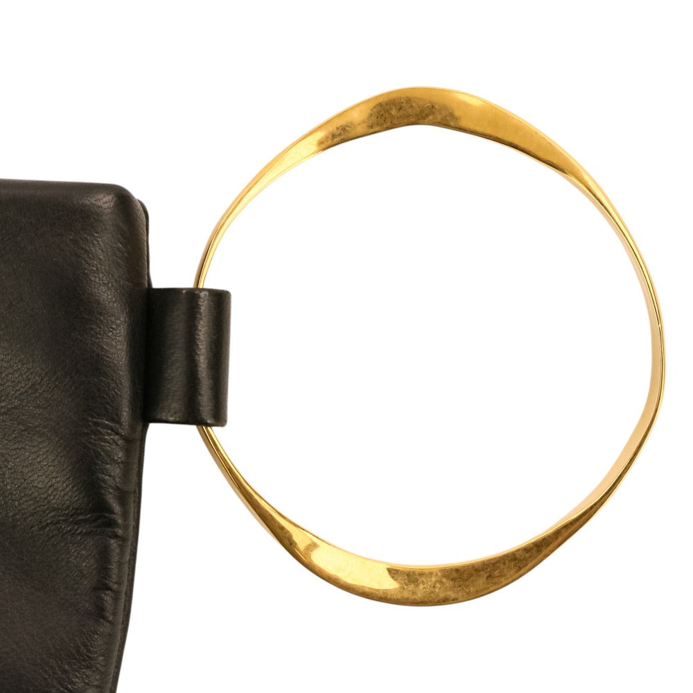 ザロウ GEO BRACELET レザークラッチバッグ