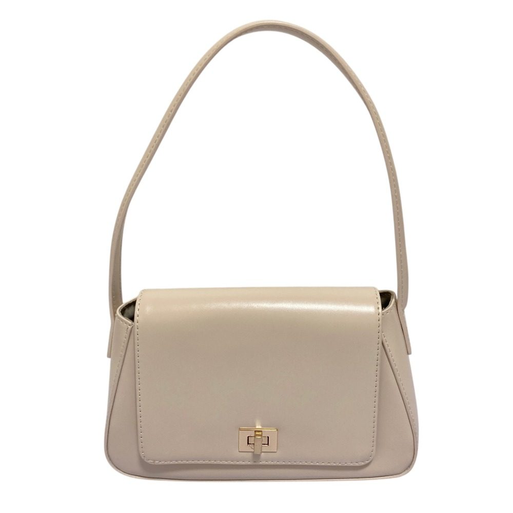 ハーリップトゥ Classic Lady Baguette Bag レザーハンドバッグ