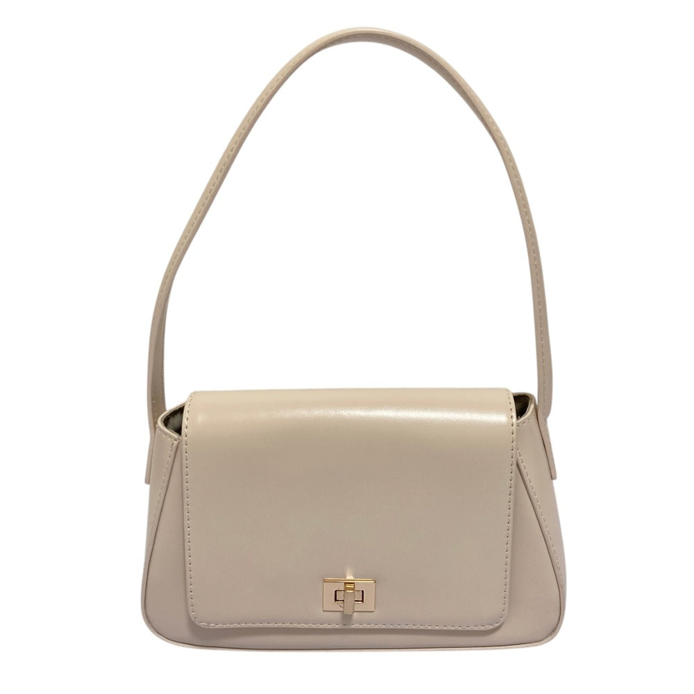 ハーリップトゥ Classic Lady Baguette Bag レザーハンドバッグ