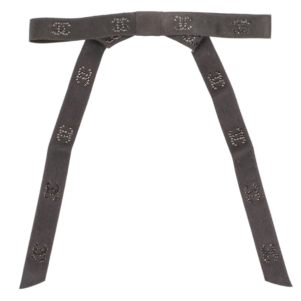 シャネル シルクブレンド リボンバレッタ