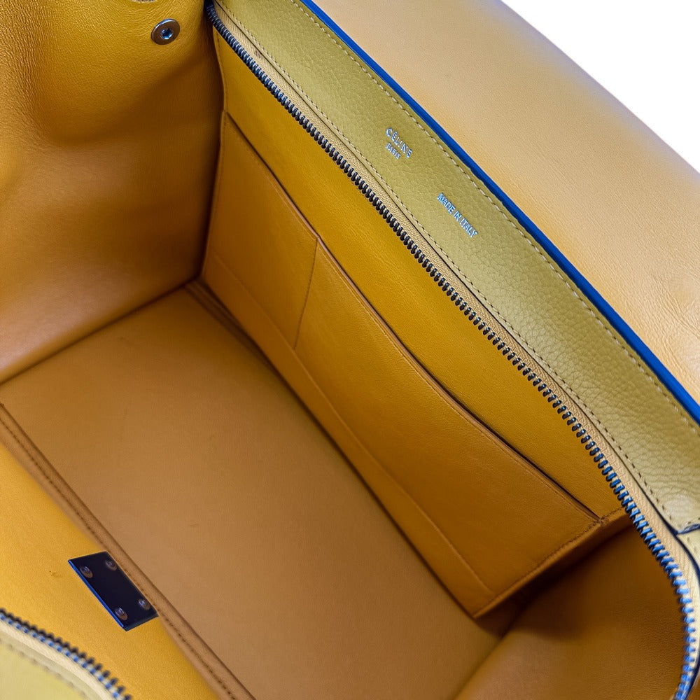 セリーヌ トラペーズ レザー2wayバッグ