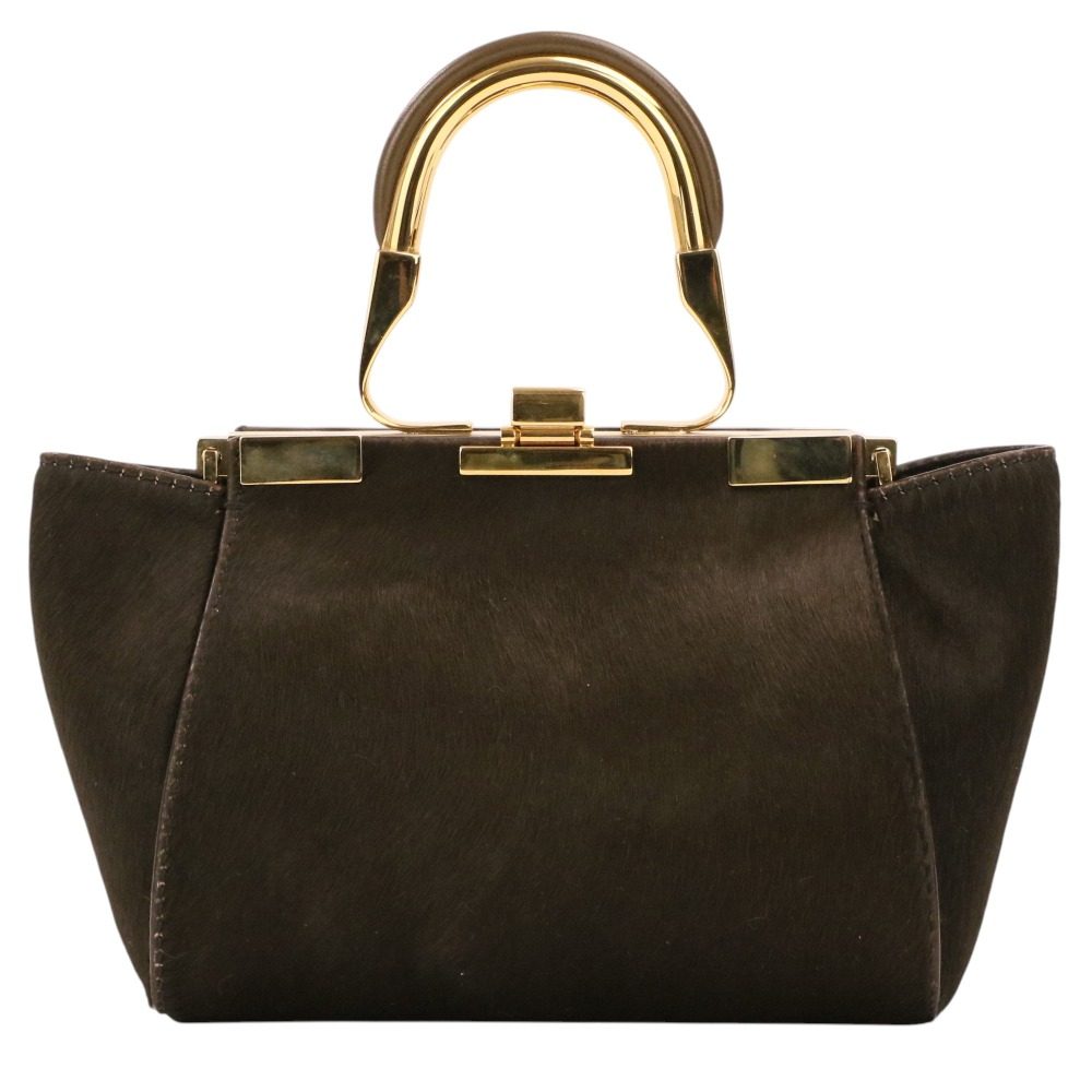 ザンケッティ AMLETO MINI ハラコ2wayバッグ