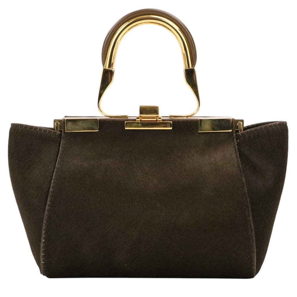 ザンケッティ AMLETO MINI ハラコ2wayバッグ