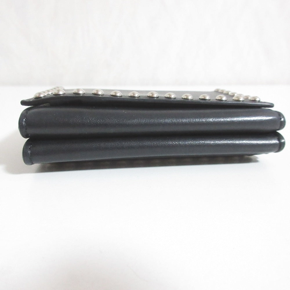 ジェイアンドエムデヴィッドソン FOLD WALLET WITH STUDS レザー三つ折り財布