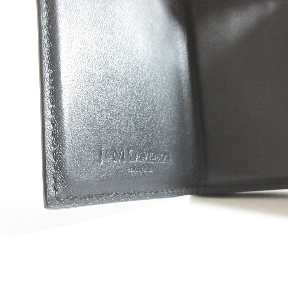 ジェイアンドエムデヴィッドソン FOLD WALLET WITH STUDS レザー三つ折り財布