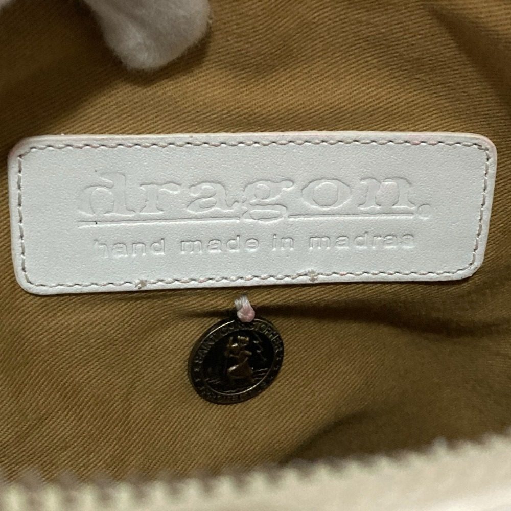 ドラゴン Chunky Fellini Pochette レザーメッシュショルダーバッグ
