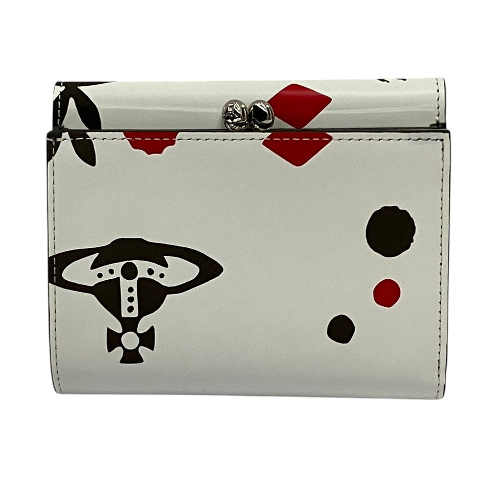 ヴィヴィアンウエストウッド CLOWN PRINT レザー財布