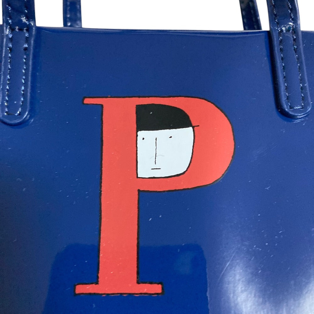 カーサピッコーネ エナメルハンドバッグ