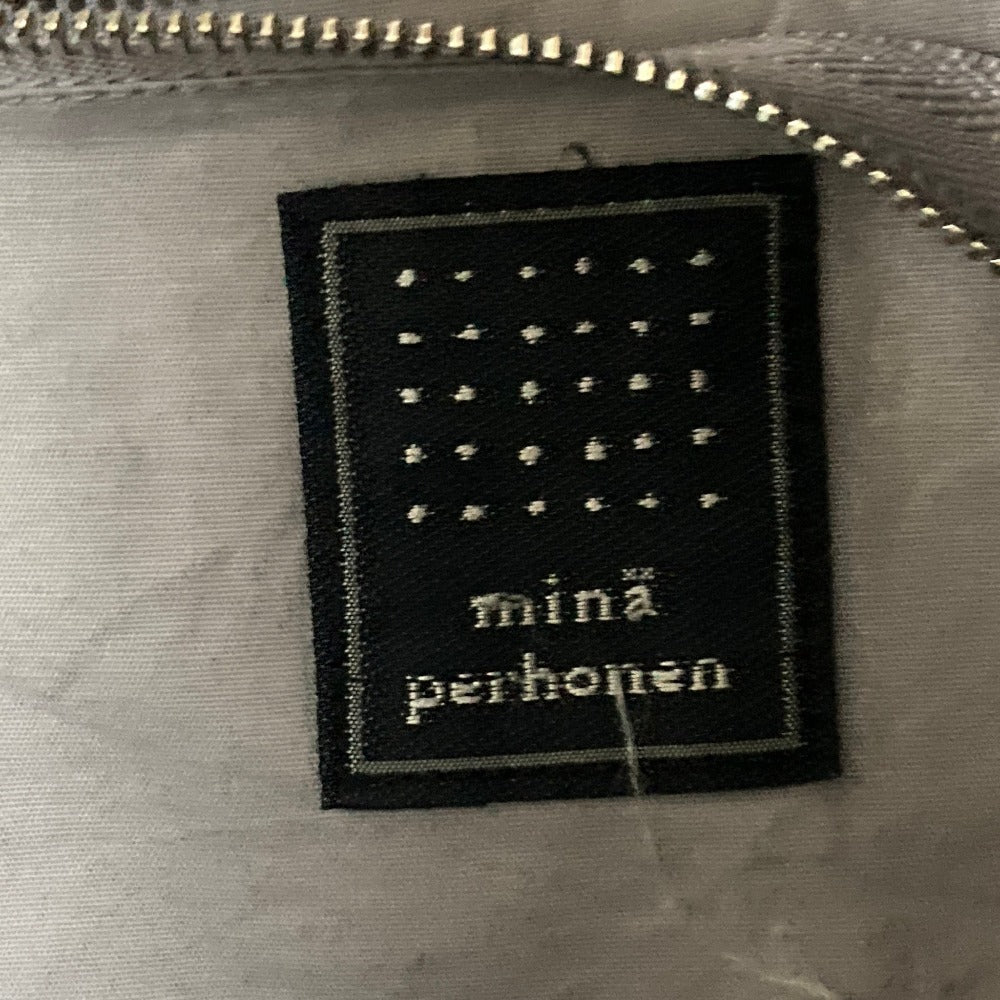 ミナペルホネン LIFE コットンリネンキャンバス ショルダーバッグ