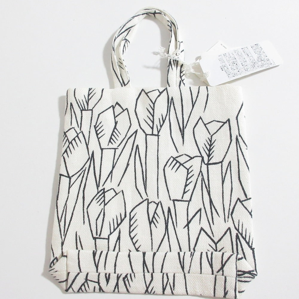ミナペルホネン toast bag tulipani キャンバスミニトートバッグ
