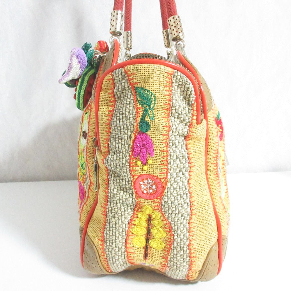 ジャマンピュエッシュ ビーズ刺繍トートバッグ