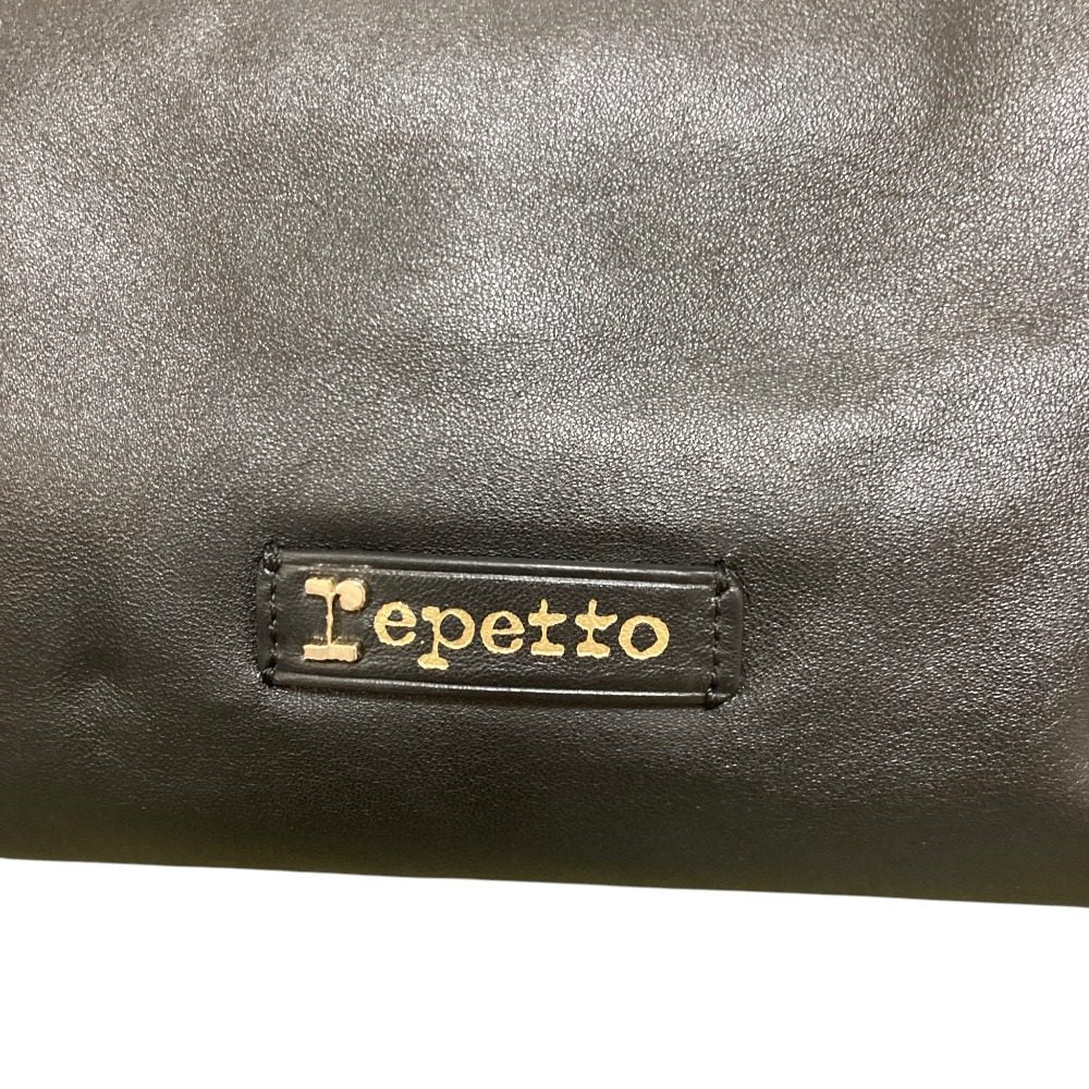 レペット Feather Bag レザーハンドバッグ