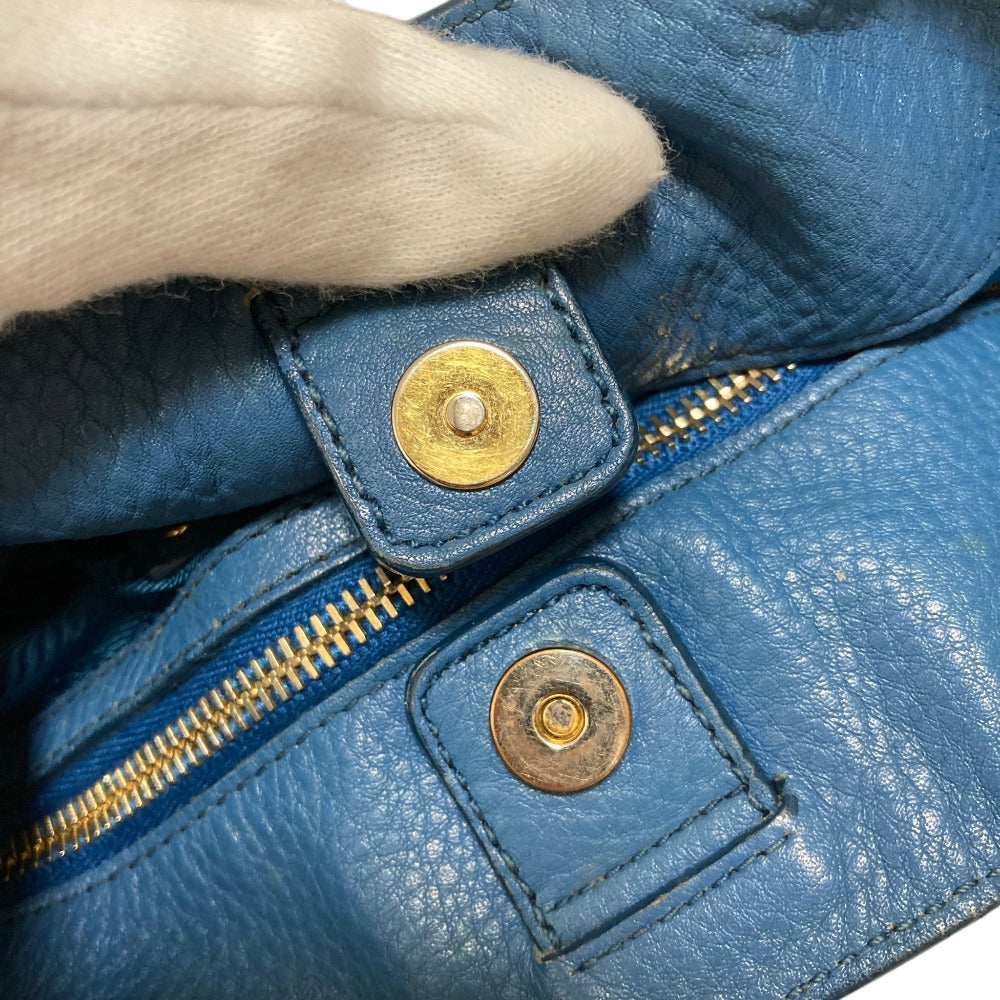 プラダ ヴィッテロダイノ レザーショルダーバッグ