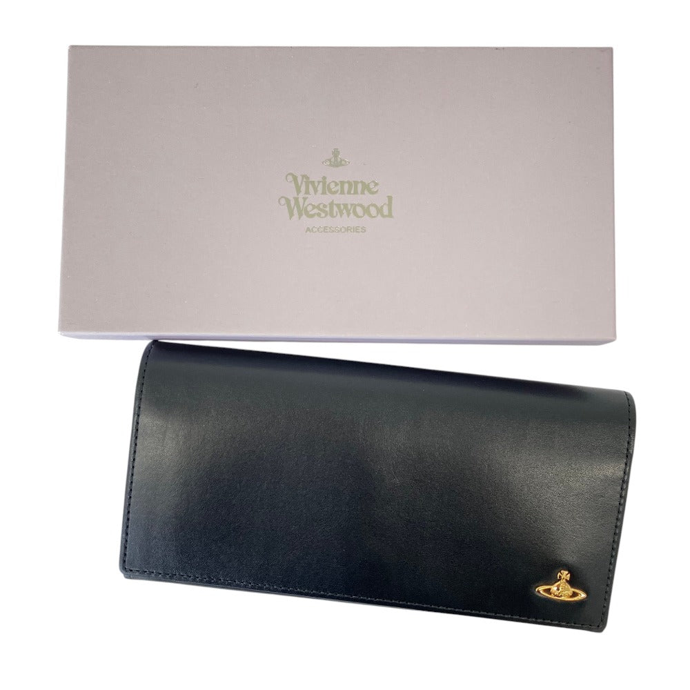 ヴィヴィアンウエストウッド レザー長財布