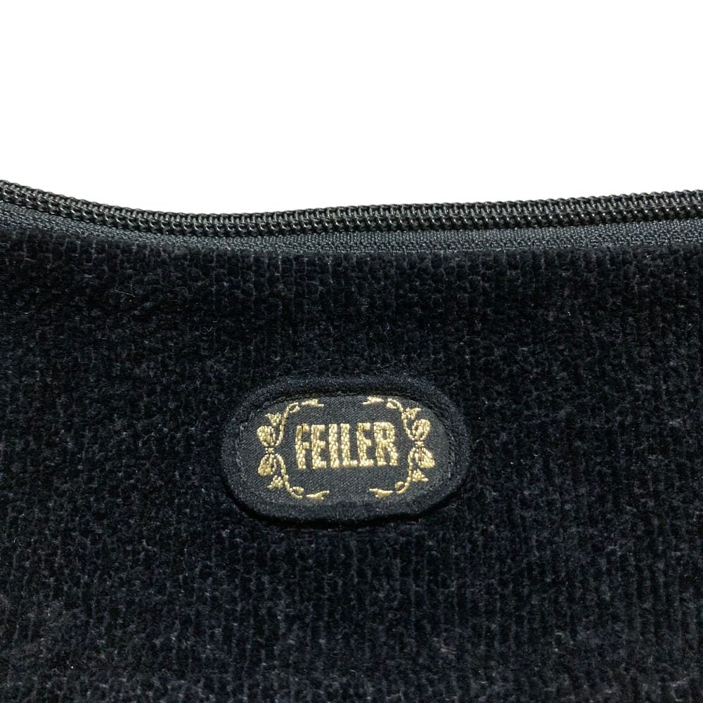 フェイラー フラワーパイルハンドバッグ