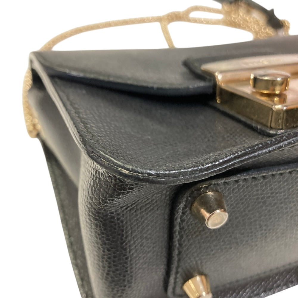 フルラ メトロポリス レザー チェーンショルダーバッグ