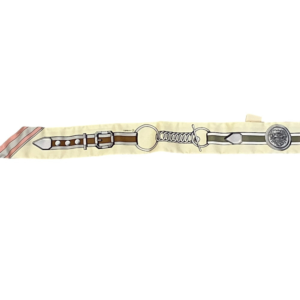 エルメス GRAND TRALALA シルクツイリースカーフ