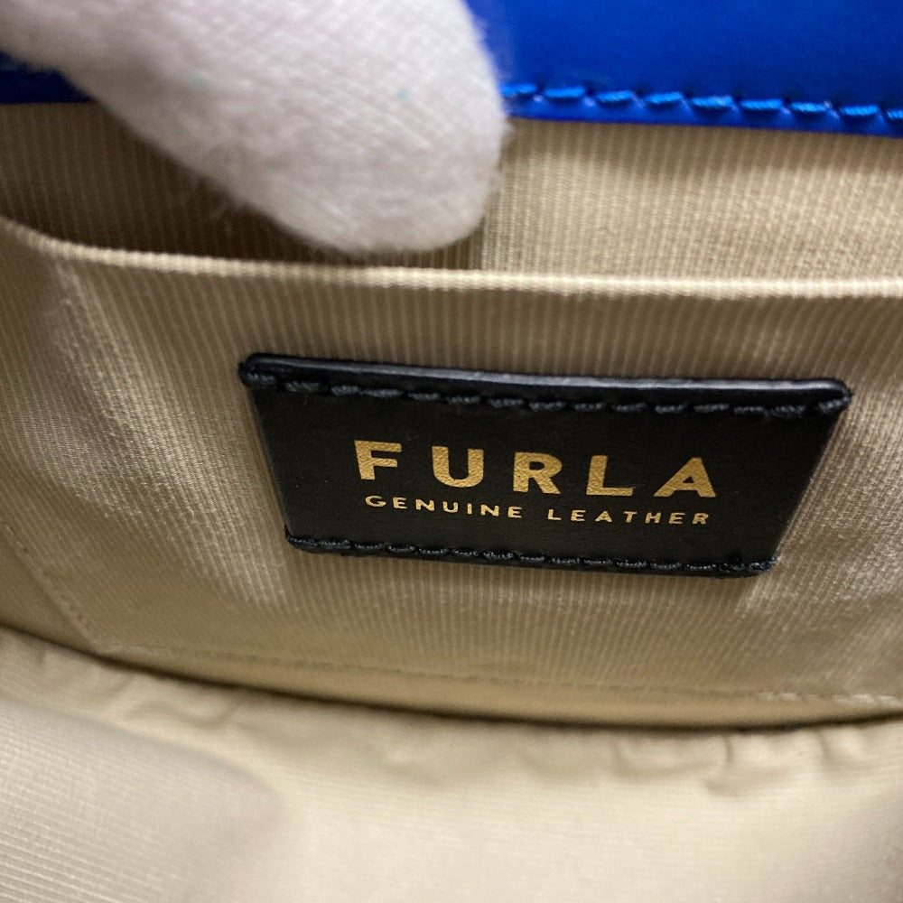 フルラ メトロポリス ミニラウンドチェーンショルダーバッグ