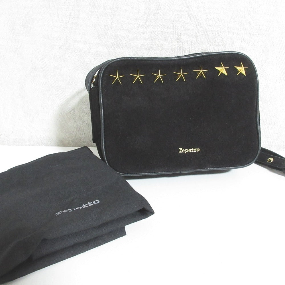 レペット Adage Small bag スエード スタースタッズ ショルダーバッグ