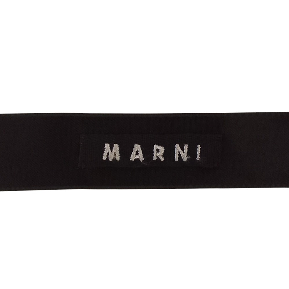 マルニ メッシュボールメタルリボンネックレス
