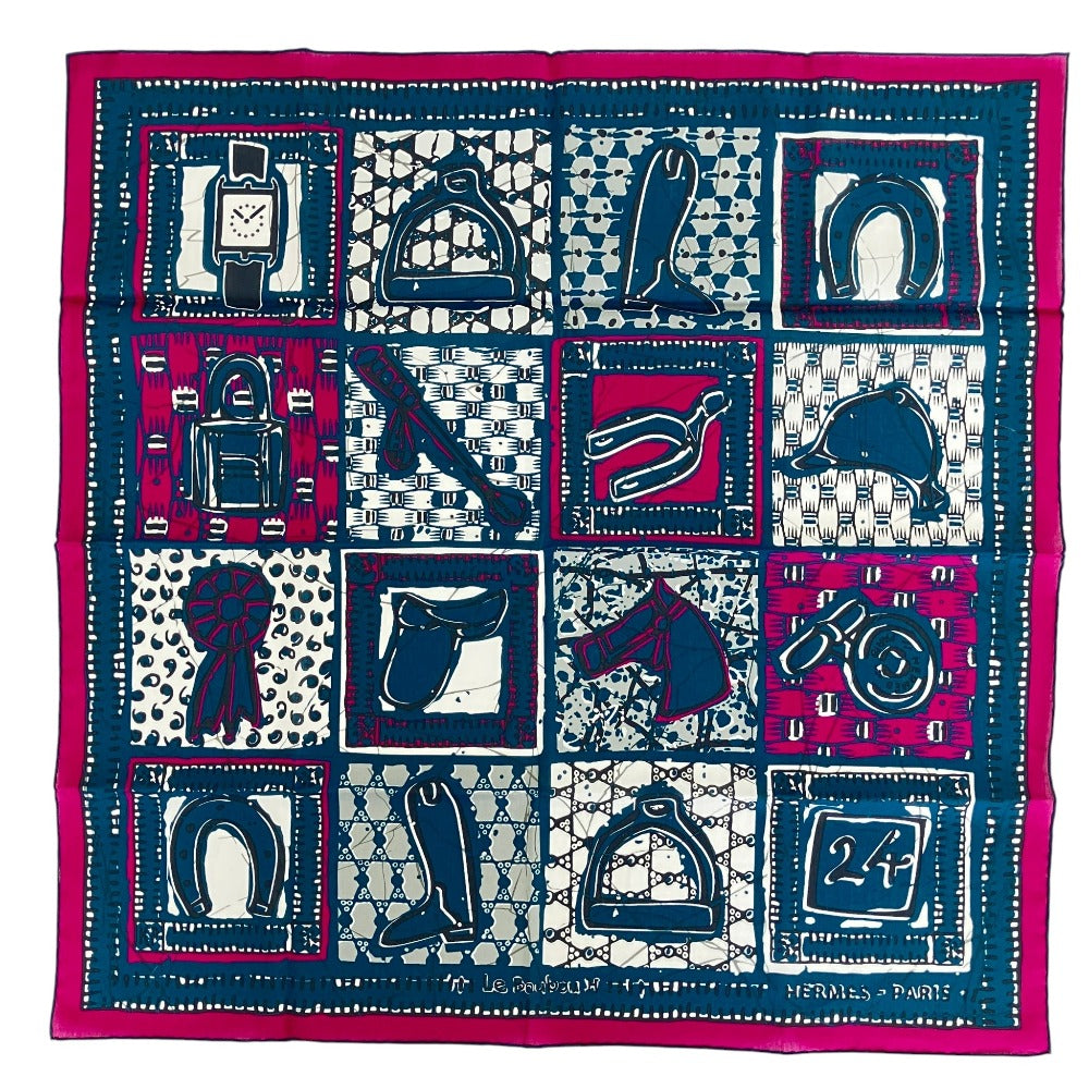 エルメス カレ65 Le Boubou H コットンスカーフ