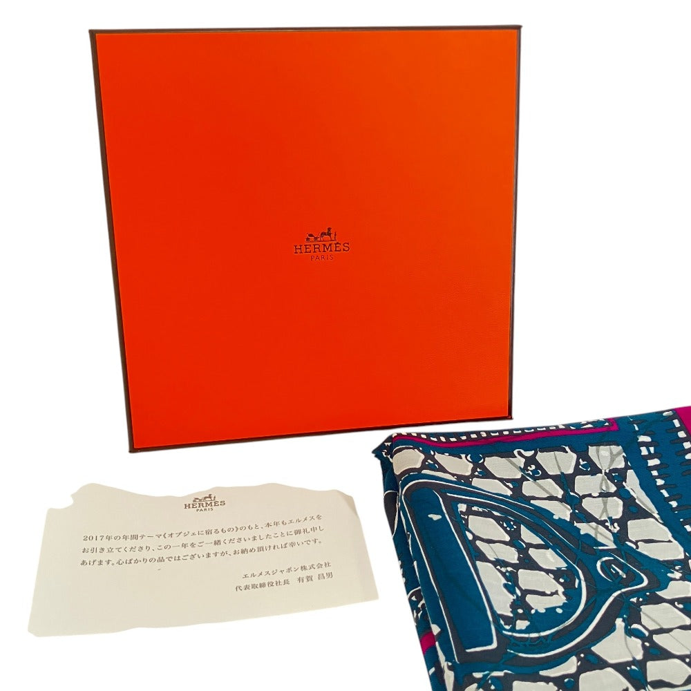 エルメス カレ65 Le Boubou H コットンスカーフ