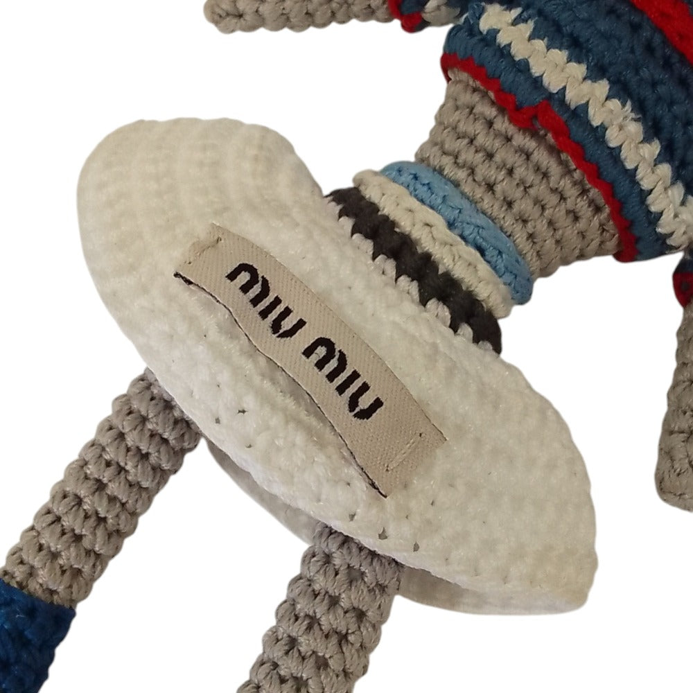 ミュウミュウ テクニカルヤーントリック バッグチャーム