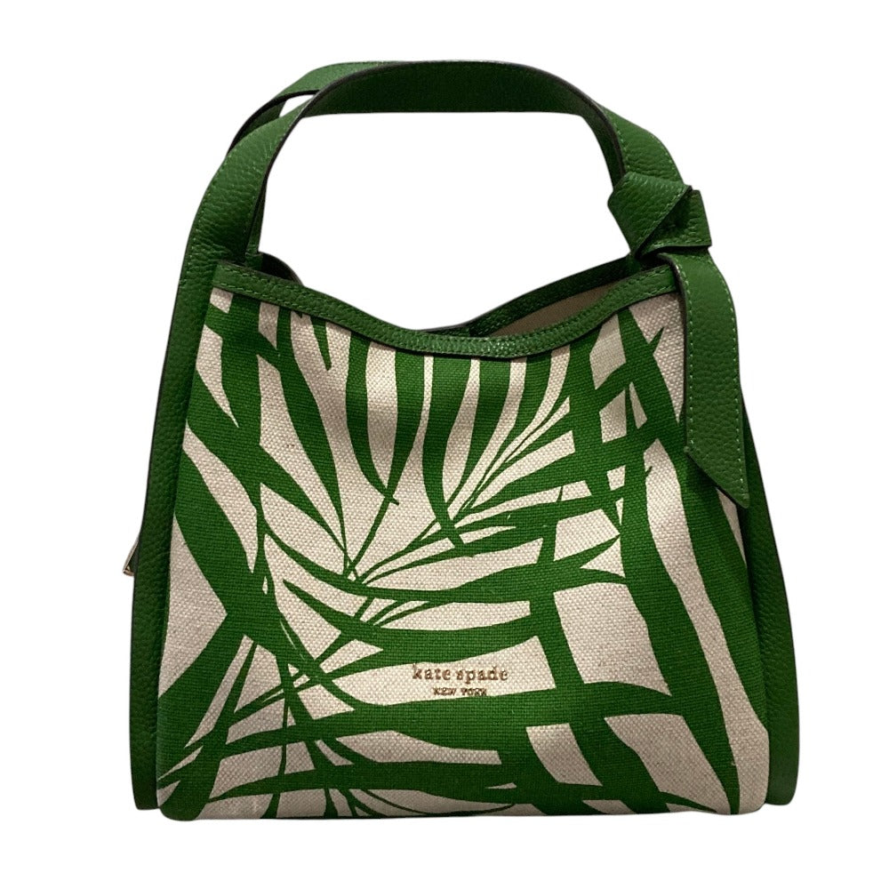 ケイトスペードニューヨーク Knot Palm キャンバス トートバッグ