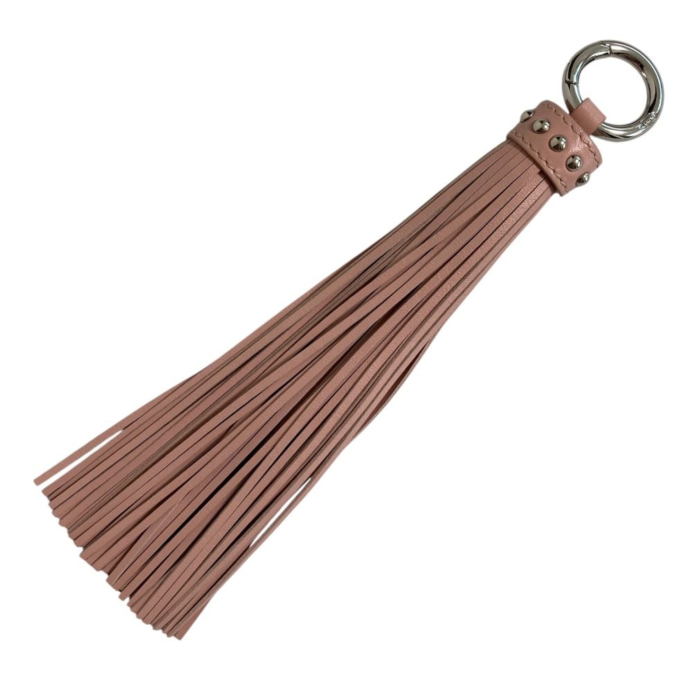 ジェイアンドエムデヴィッドソン TASSEL CHARM WITH STUDS レザーチャーム