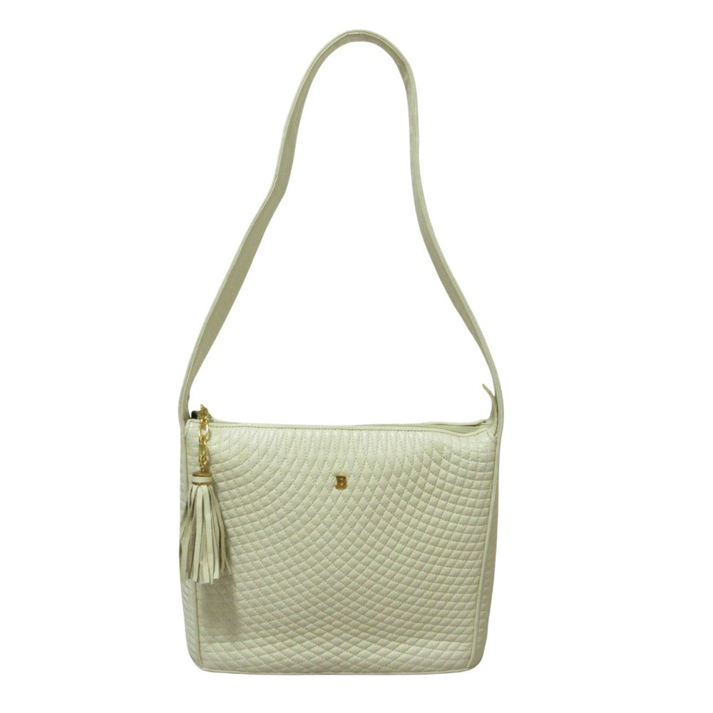 バリー レザーキルティングショルダーバッグ