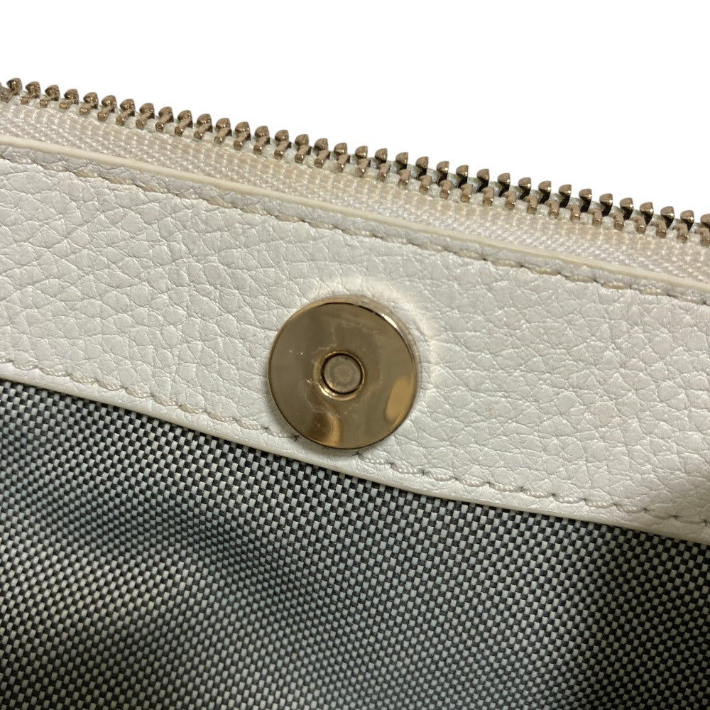 コールハーン レザー巾着バッグ