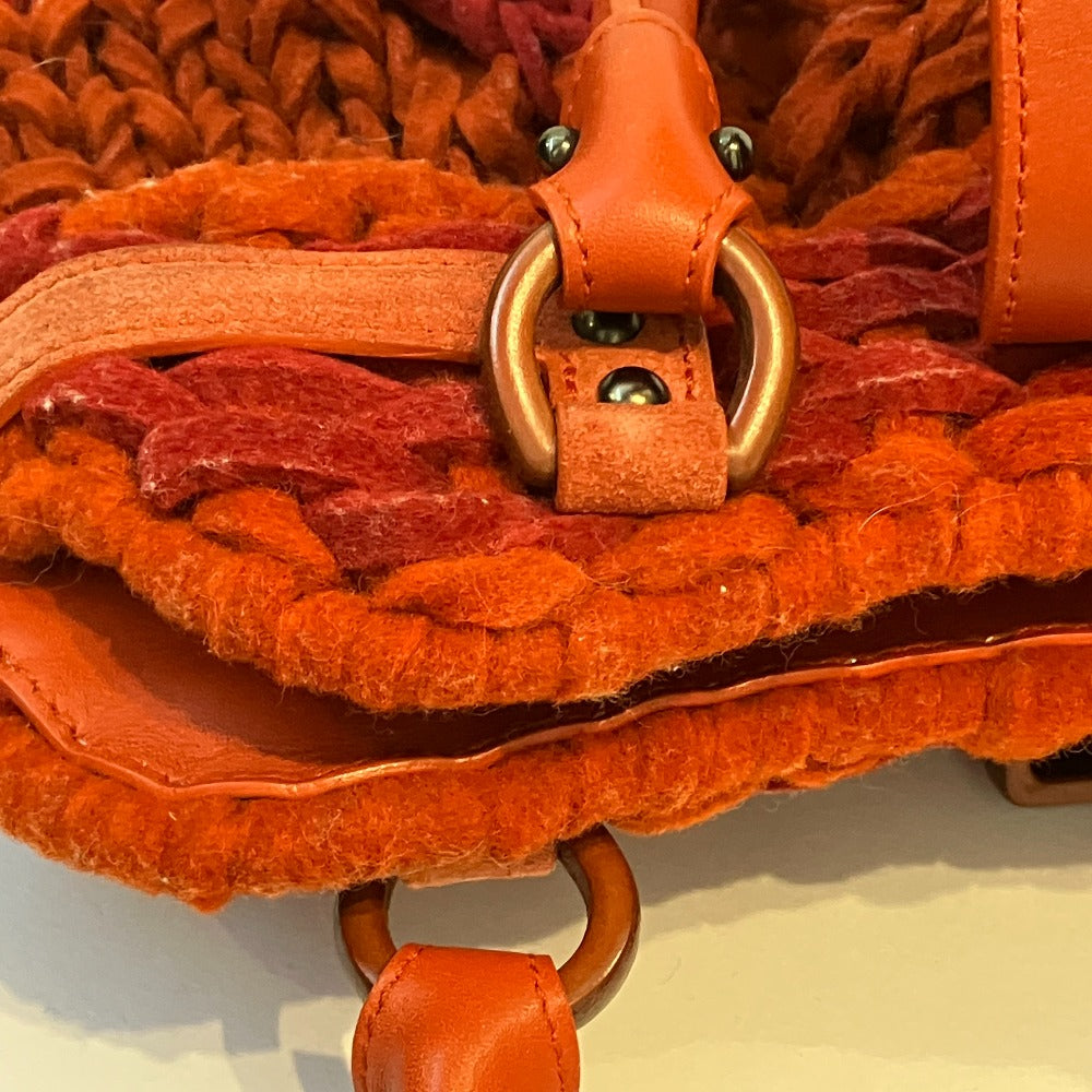 サルヴァトーレ フェラガモ ニットハンドバッグ