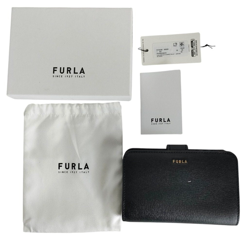 フルラ BABYLON S COMPACT WALLET サフィアーノレザー 二つ折り財布