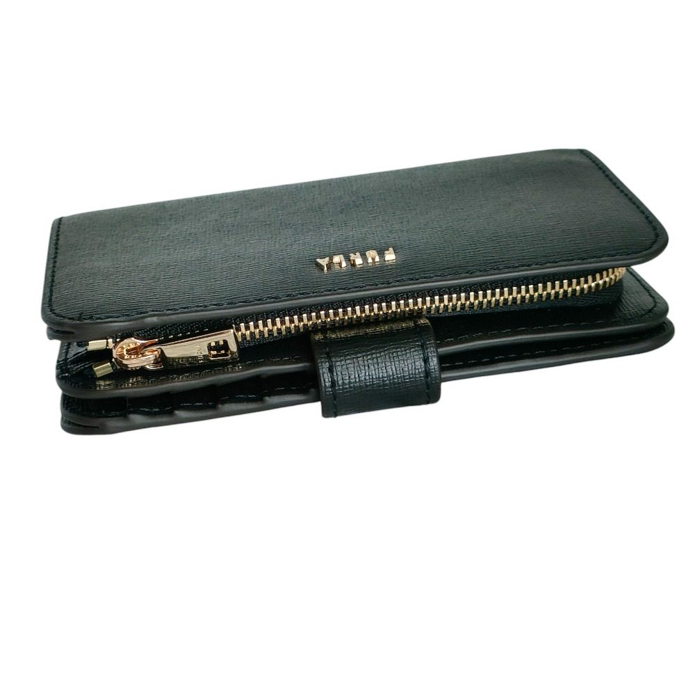 フルラ BABYLON S COMPACT WALLET サフィアーノレザー 二つ折り財布