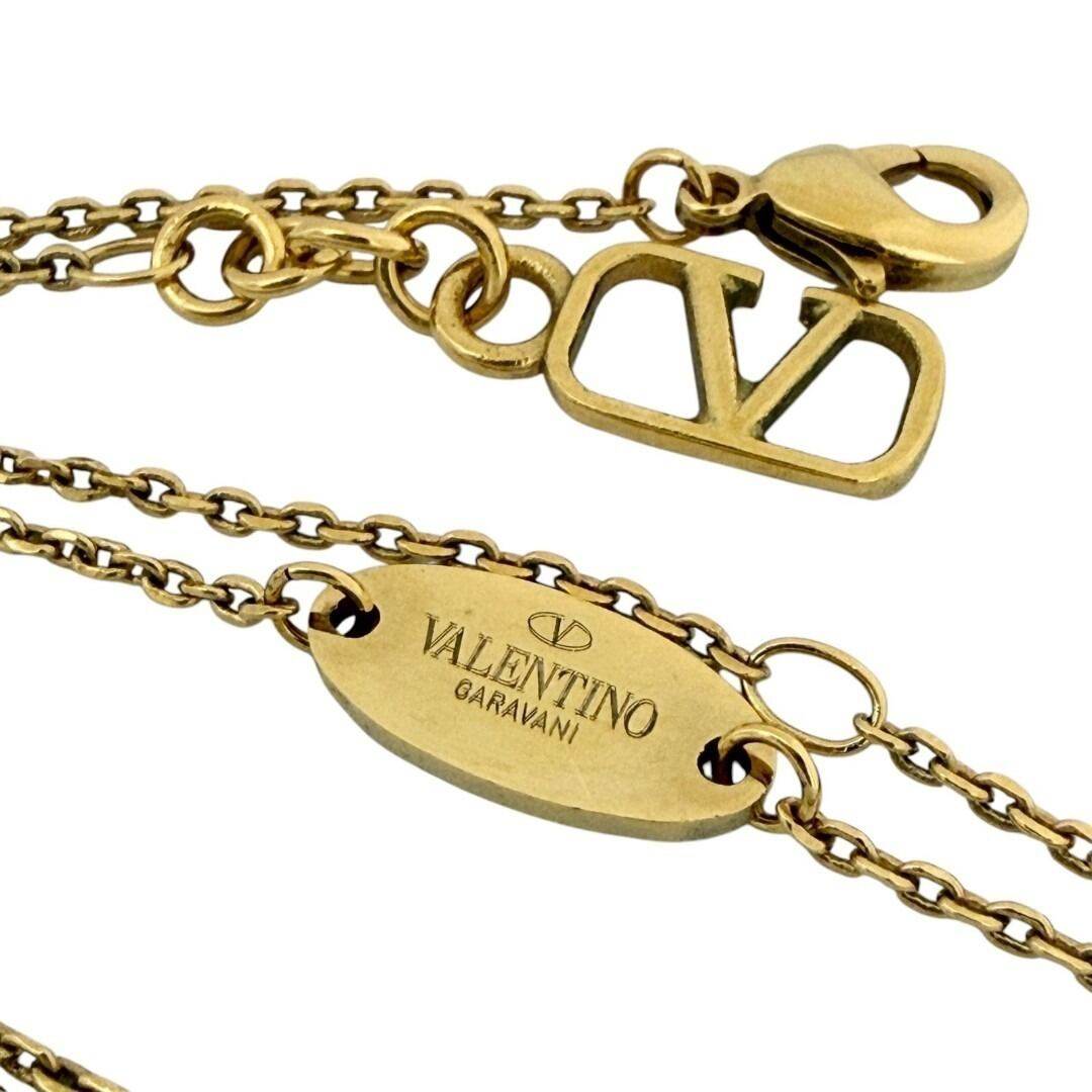 ヴァレンティノ Vロゴ ロングネックレス