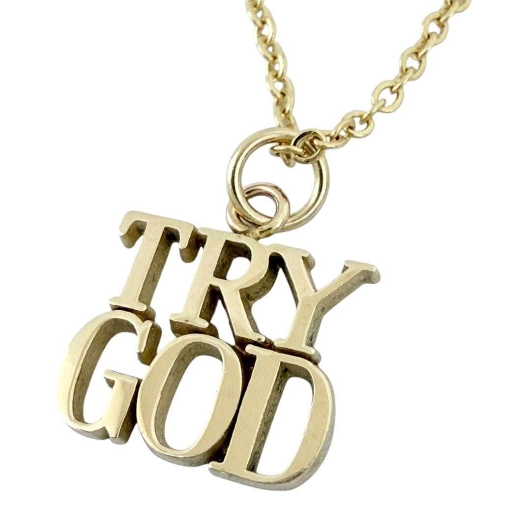 ティファニー TRYGOD 14K ペンダントネックレス