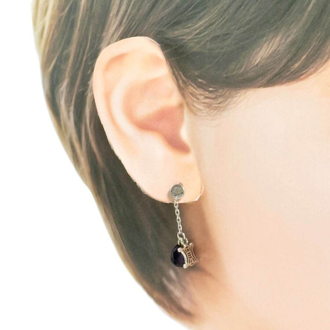 セリーヌ マカダム シルバー ピアス