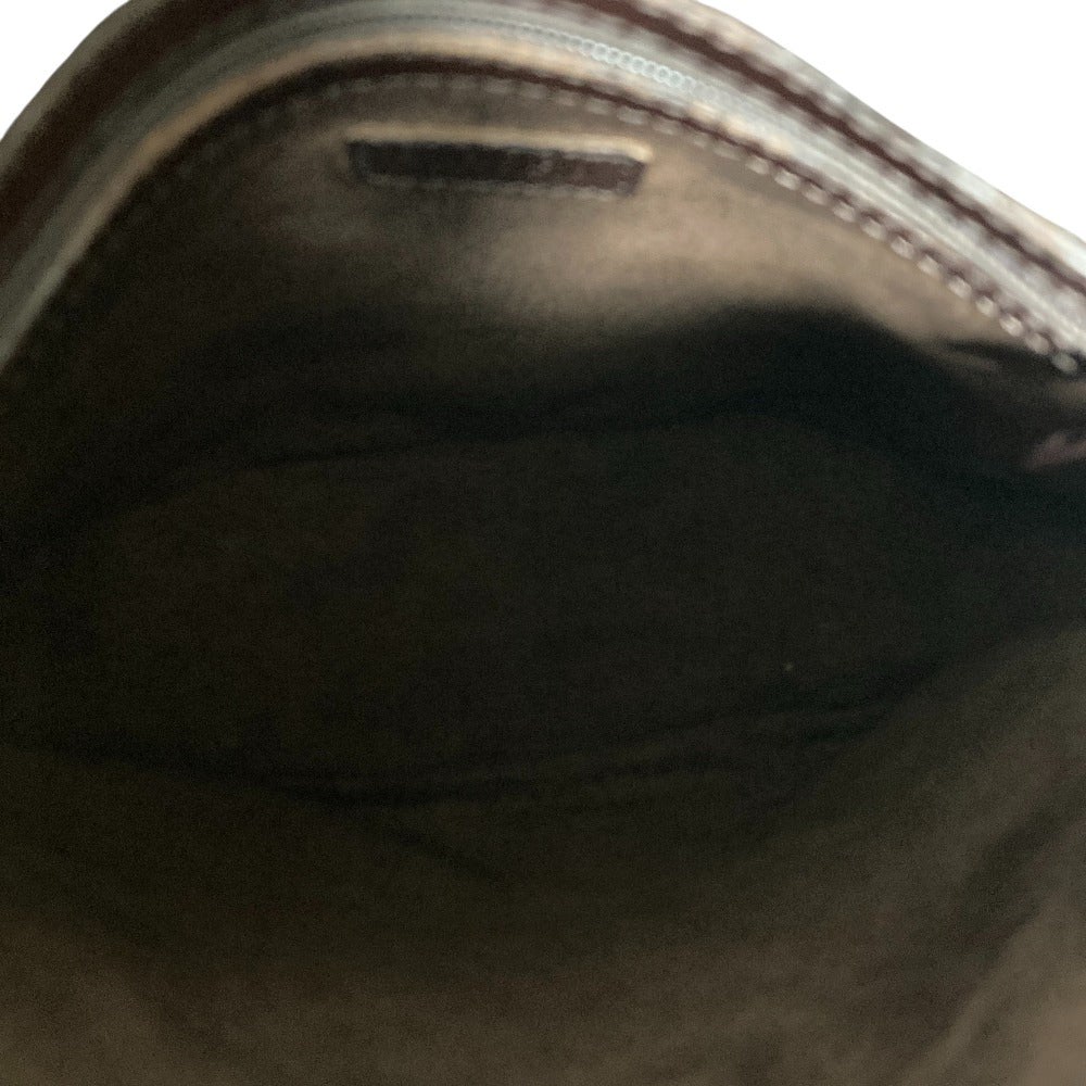 ヒロフ レザー ワンショルダーハンドバッグ