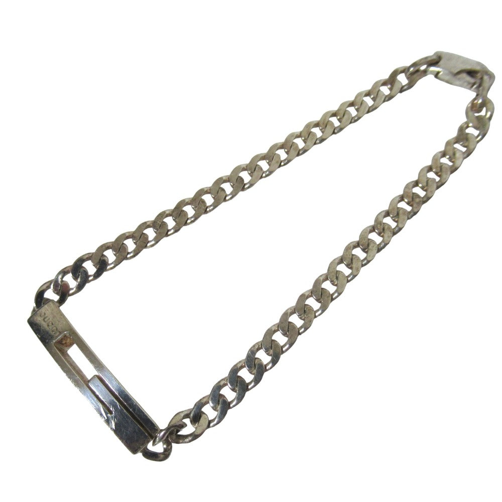 グッチ ブランデッドG シルバー ブレスレット