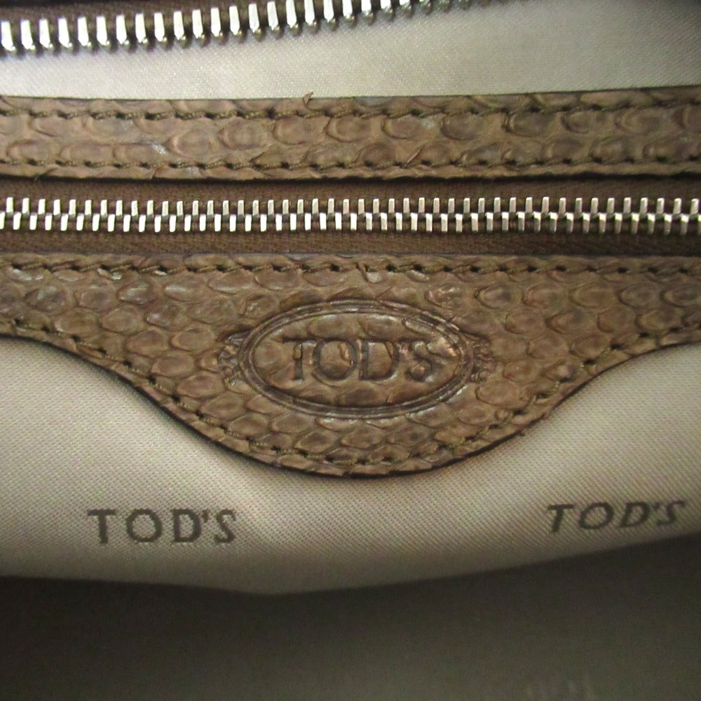 トッズ Dスタイリング パイソンレザー2wayバッグ