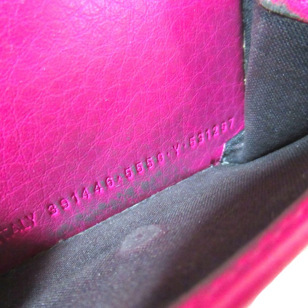 バレンシアガ ペーパー レザー三つ折り財布