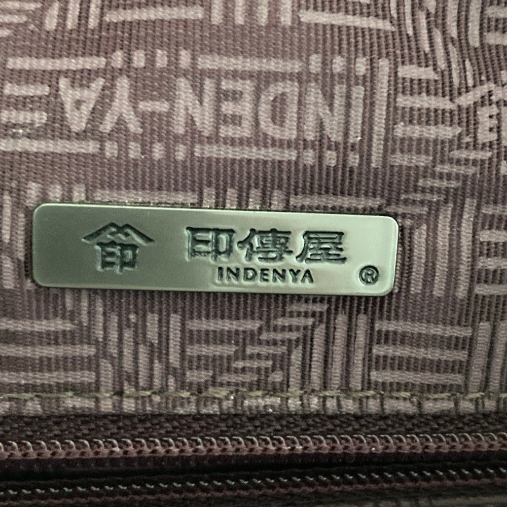印傳屋 花唐草 印伝レザーショルダーバッグ