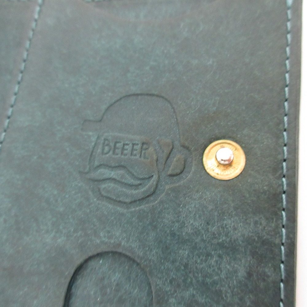 ビアベリー レザー二つ折り財布