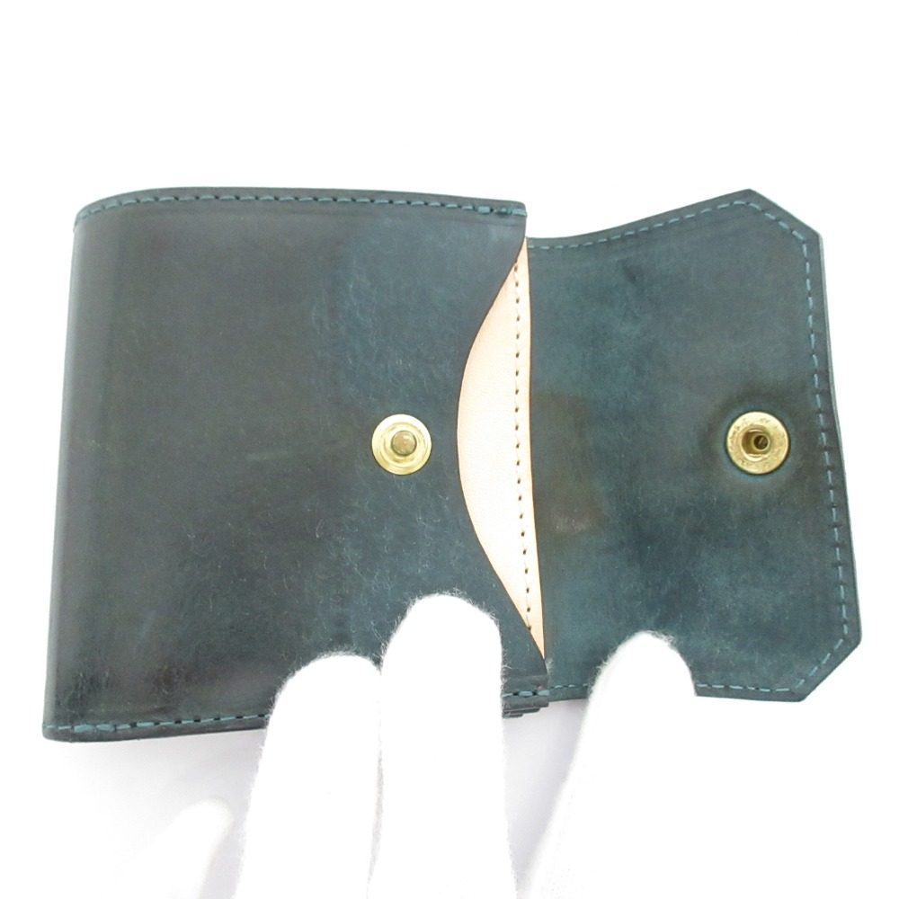 ビアベリー レザー二つ折り財布