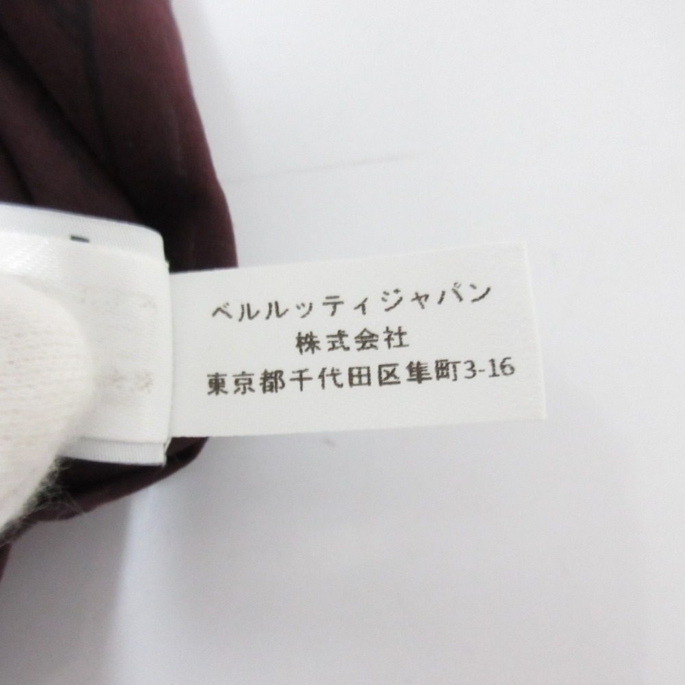 ベルルッティ カリグラフィー コットンハンカチ