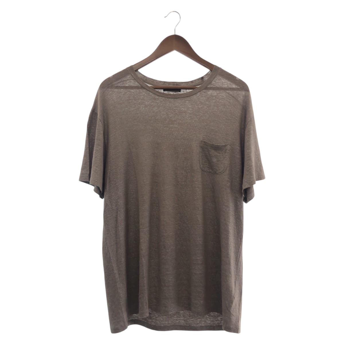エトロ リネンポリウレタン半袖Tシャツ