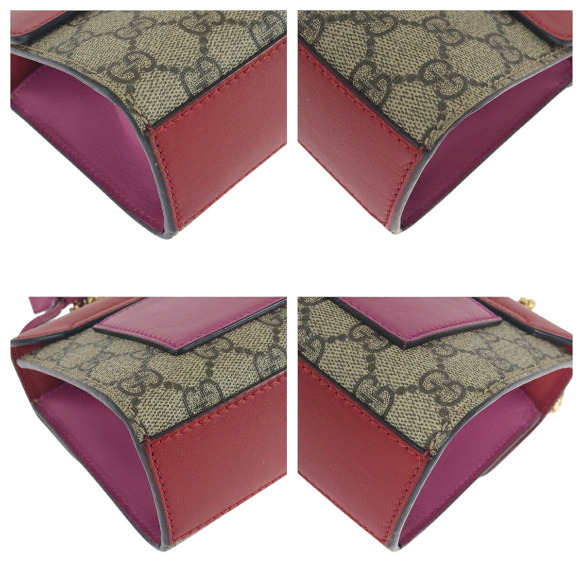 グッチ レディロック GGスプリームキャンバス ショルダーバッグ