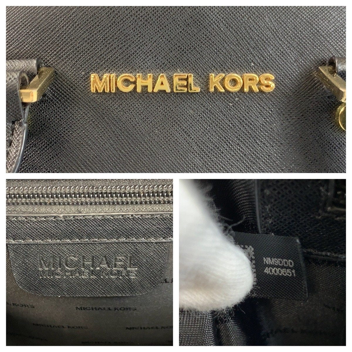 マイケルコース セルマ レザーハンドバッグ
